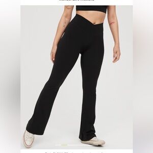 Aerie Offline Crossover flare leggings
